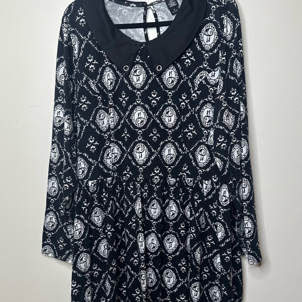 The Nightmare Before Christmas Jack And Sally Cameo Dress Hot Topic Plus 4 US 4X